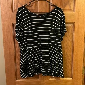 Torrid striped peplum